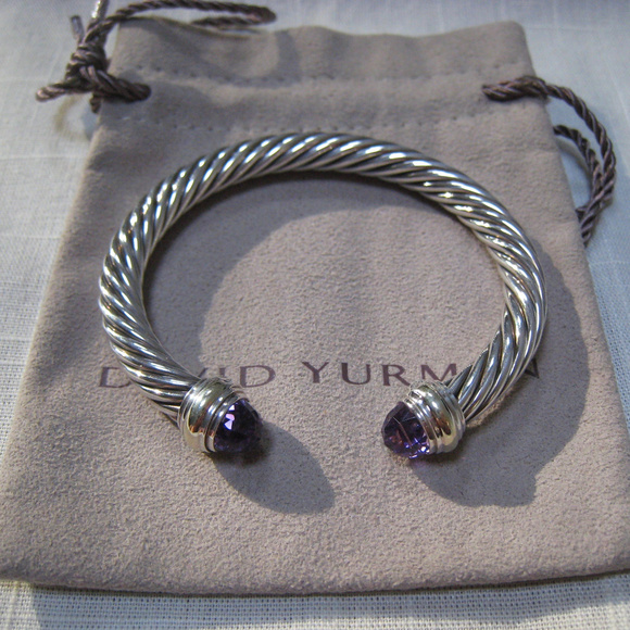 David Yurman Jewelry - DAVID YURMAN 7mm Amethyst Bracelet Cuff